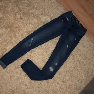 Stretchy blue Zara denim